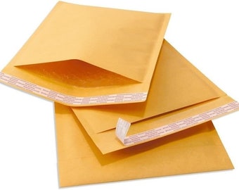 supplyhut 250 #0 6x9 Kraft Paper Padded Bubble Envelopes Mailers Shipping Case 6''x9'', Gold