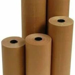 Rotolo di carta kraft marrone da 18" 40 # 900' per imballaggio di spedizione, riempimento di vuoti