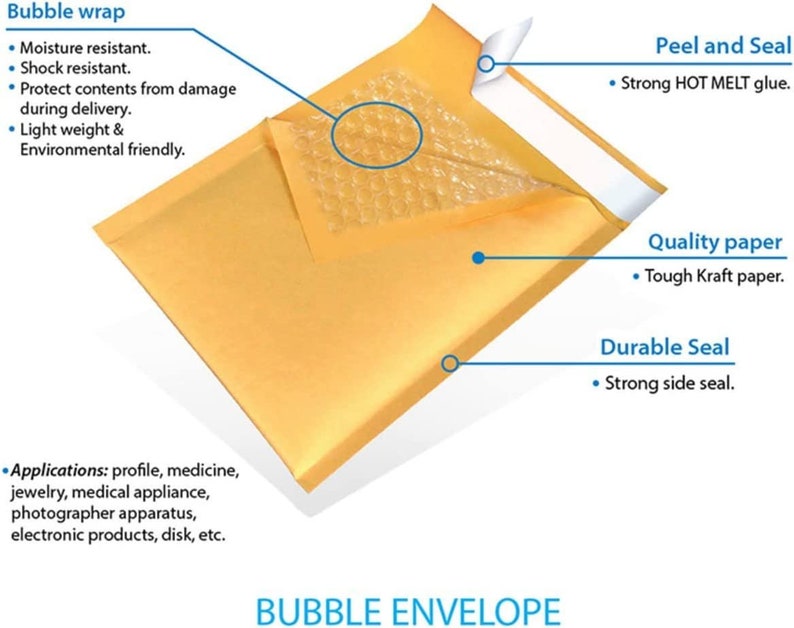 Lot De 900 Enveloppes Bulles Kraft Blanches - Format Intérieur A4 (270x360 Mm) - Pour Envois Sécurisés, Qualité PRO