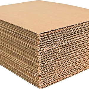 200 6x9 Cardboard Corrugated Pads Inserts Filler Sheet 6 x 9