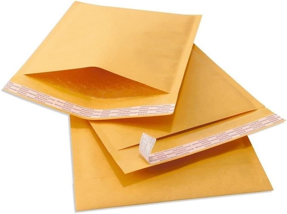 Enveloppes matelassées à bulles Kraft en gros en vrac 10,5 x 16 - 100/CTN #5