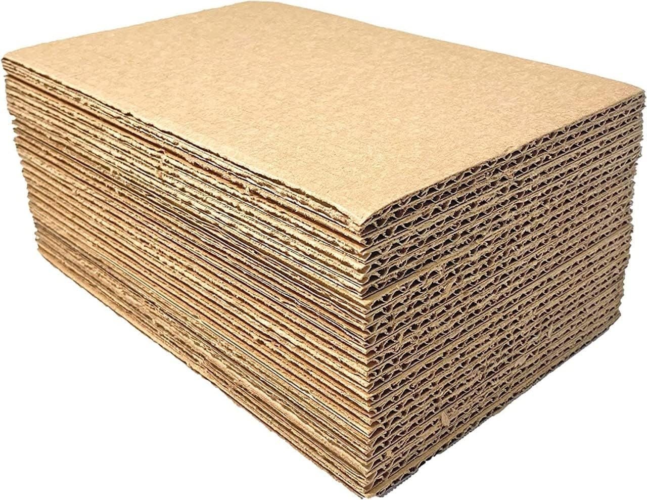 Recycled Corrugated Cardboard Roll 225mm Wide / Protective Packaging Paper  