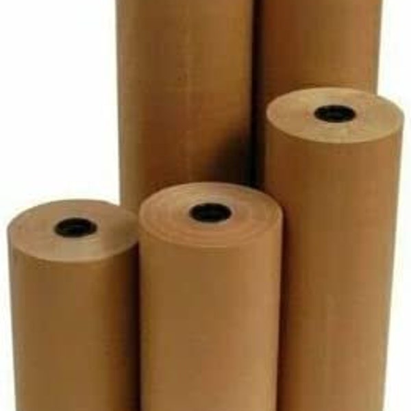 18" 40 # 760' Brown Kraft Paper Roll Shipping Wrapping Cushioning Void Fill