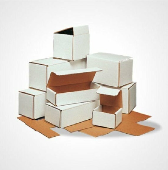 50-3x3x2 White Corrugated Shipping Mailer Packing Box Boxes 