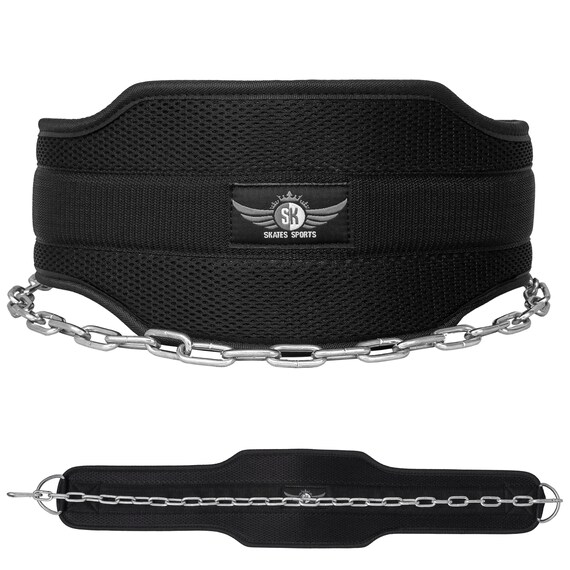 Weight lifting dip belt top
