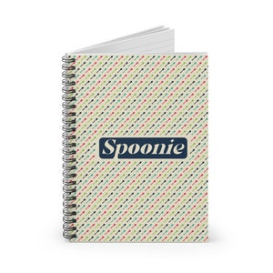 Spoonie | Spiral Notebook Journal Ruled Line 118 pages Planner, spoonie, chronic health, chronic illness