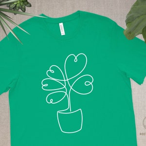 Hoya kerrii monoline plant, unisex tshirt, plant love, hoyaholic, plant gift
