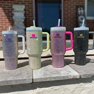 40oz Glitter Sublimation Tumbler w/handle; Stanley – DecoMuse Boutique