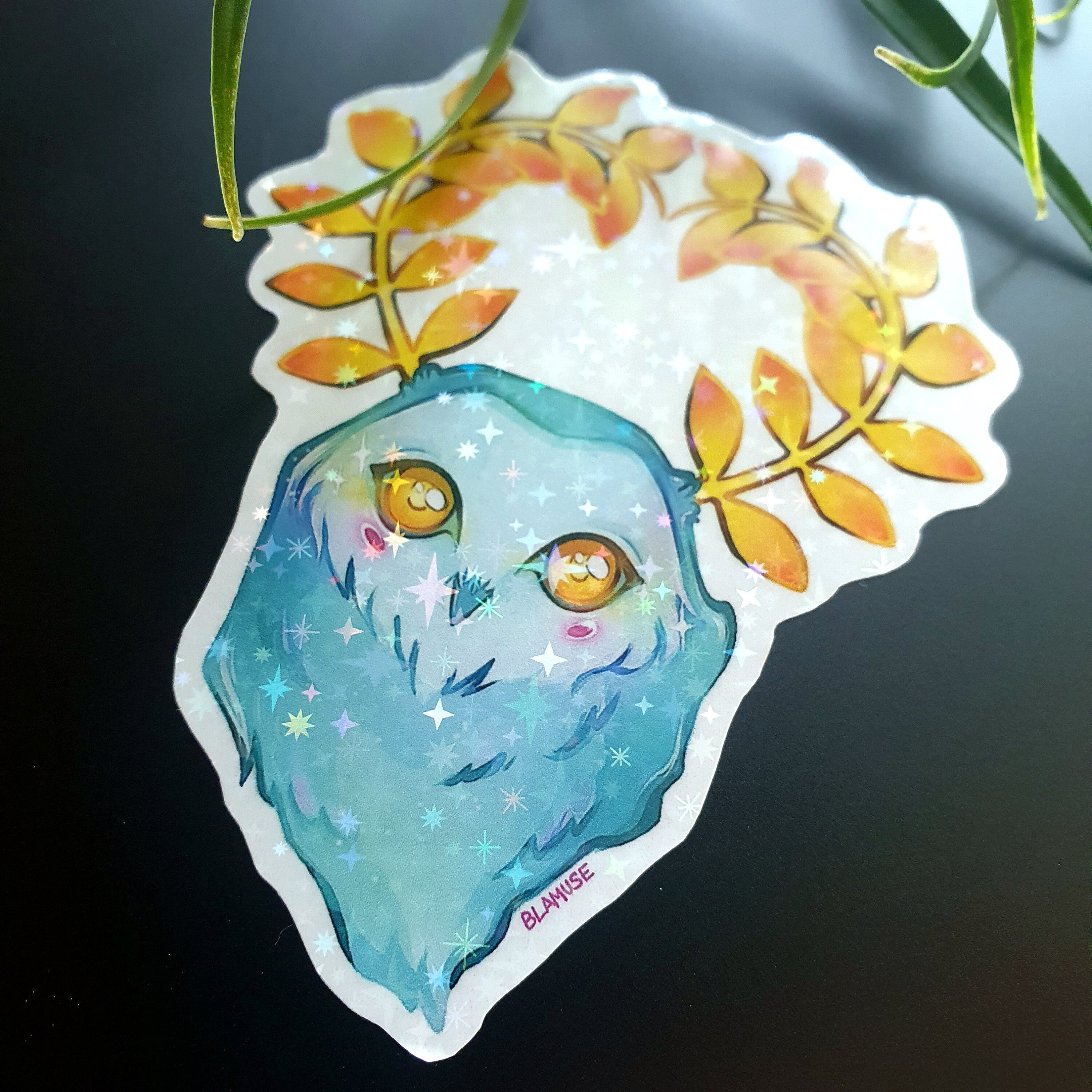 Blupee Holographic Vinyl Sticker - Digital Illustration - Zelda Breath ...