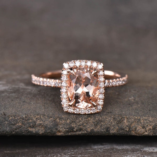 Pink Morganite Ring - Etsy