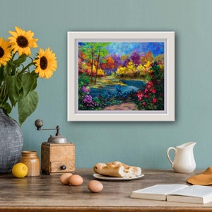 Brilliant Fall Day - An 8" x 10" Giclee' print on gallery paper