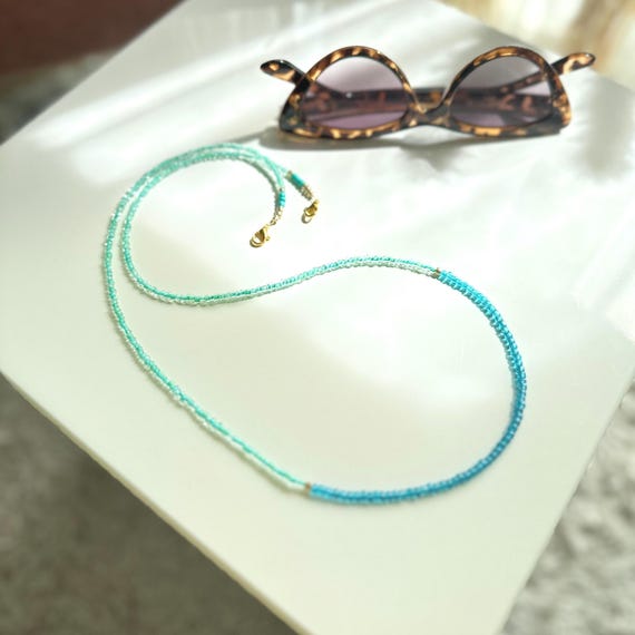 Glasses chain turquoise