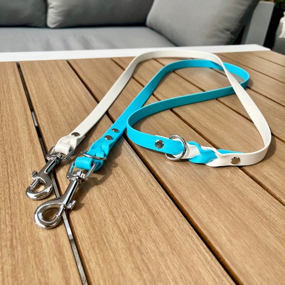 YELLoBELLO dog leash made of Biothane (leather substitute), multi-adjustable, pattern
