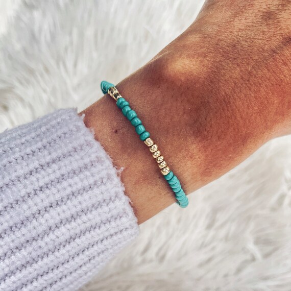 wertbrandings turquoise bracelet adjustable in length