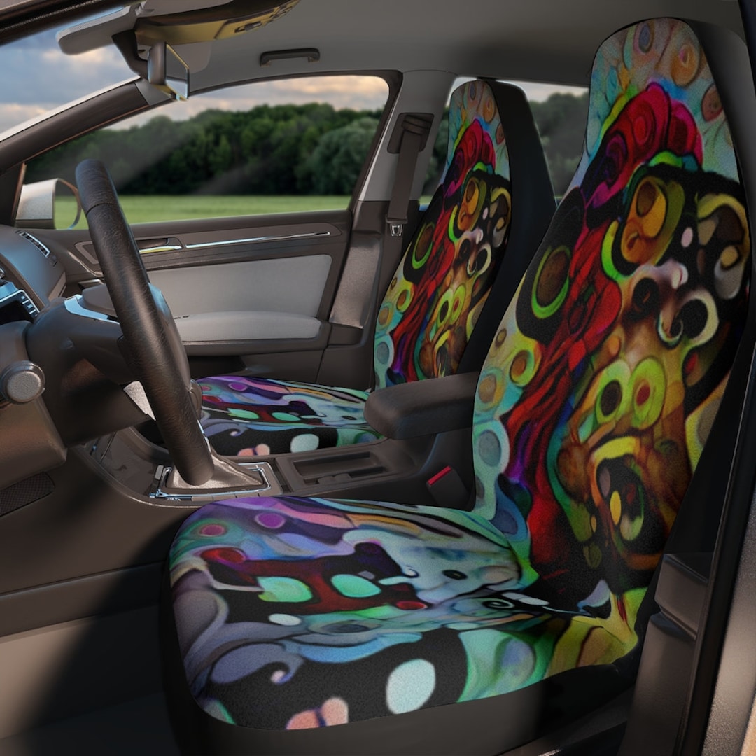 Psychedelic Trippy Eye Pet Car Seat Cover main image 1