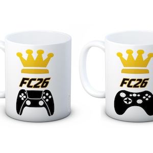 FC King 26 Playstation PS4 PS5 or Xbox - FC26 Winner Prize Award High Quality Ceramic Coffee Mug Fifa