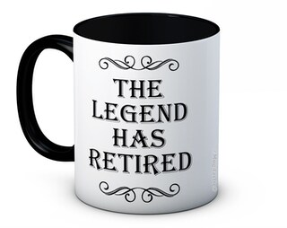 Tazza Da Caffè In Ceramica "I'm Retired Now Go And Ask Somebody Else" | 443 Ml Con Interno Nero | Mug-tastic