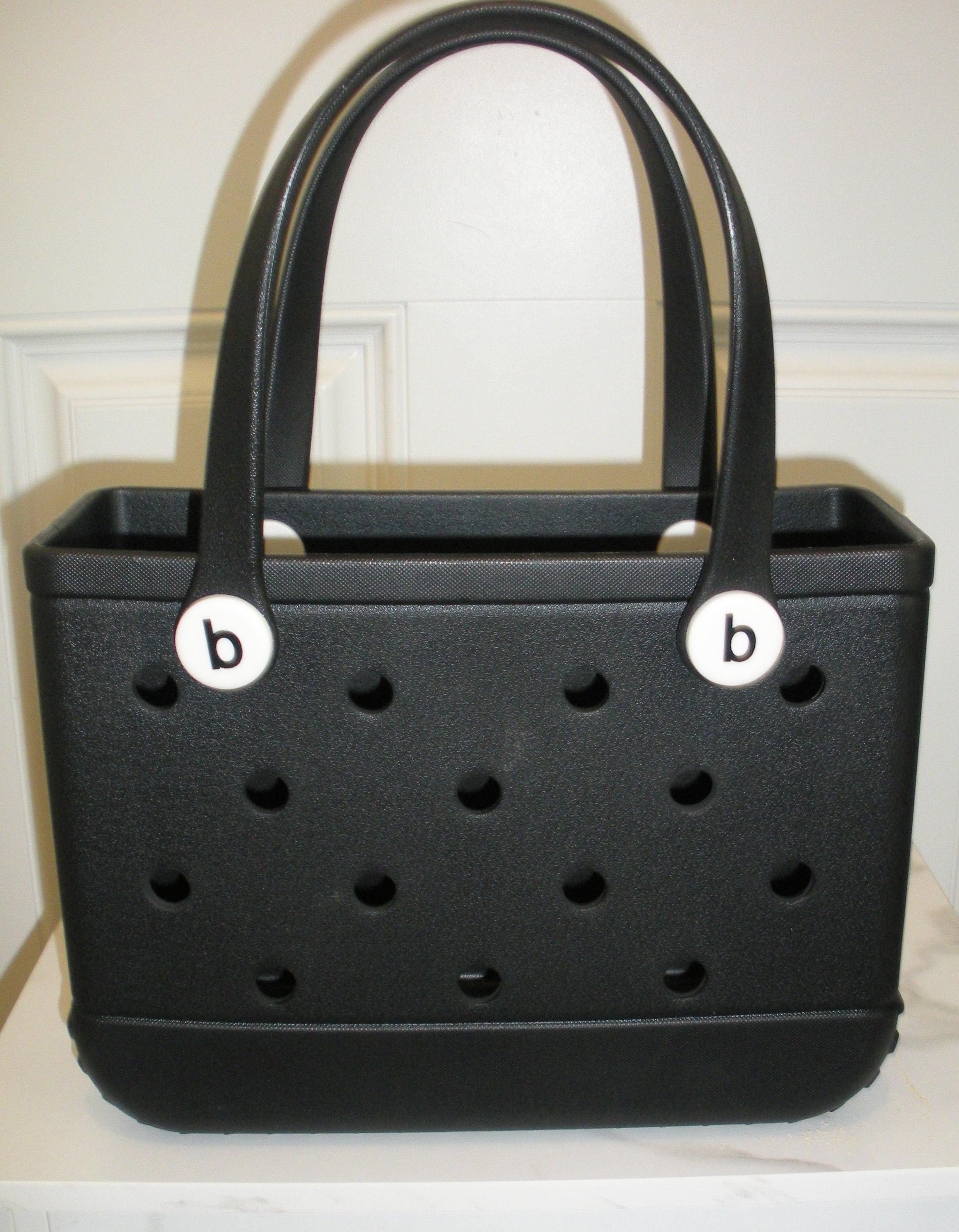 Medium Black Tote (12" H x 5" W x 14.5 L)