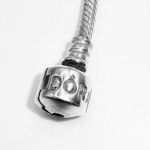Pandora Moments Barrel Clasp Sterling Silver Snake Chain Bracelet