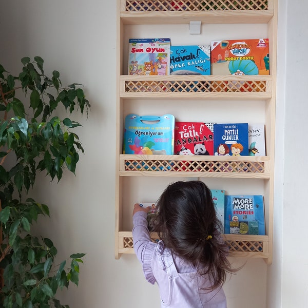 Hanging Bookshelf Etsy
