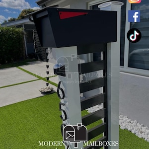 Modern Styled Mailboxes for a Home