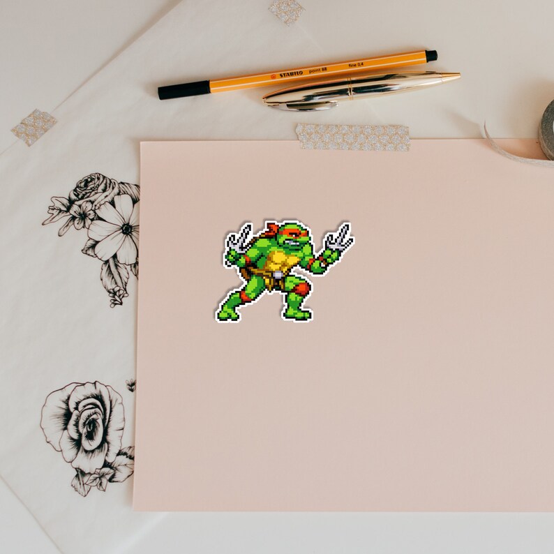 TMNT Shredder's Revenge Raphael TMNT Nostalgic Etsy