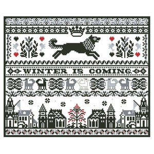 PDF: Stark Sampler Pattern/Chart for Cross Stitch