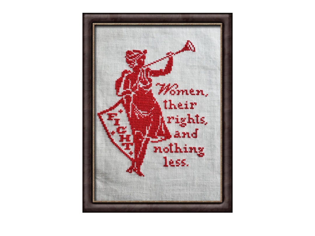 PDF: Women, Their Rights, and Nothing Less Pattern/chart for Cross ...