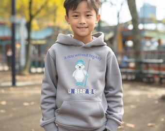 A Day Without Hockey Youth Sweatshirt and Hoodie