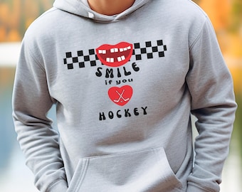 Hockey sweatshirt, hood