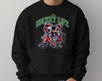 Hockey Bootleg Unisex Sweatshirt and Hoodie