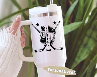 Personalized Hockey 40oz Tumbler