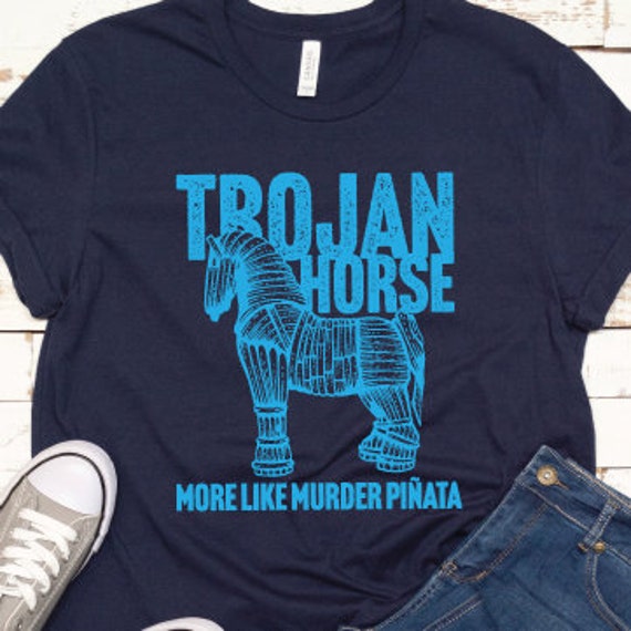 Trojan Horse Murder Piñata T-Shirt – History Teacher Gift