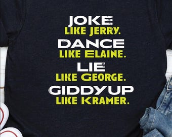80's/90's classic sitcoms/tv shows - Jerry, Elaine, Kramer and George