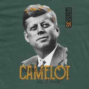 Vintage Camelot: John F. Kennedy Inspired President Shirts.