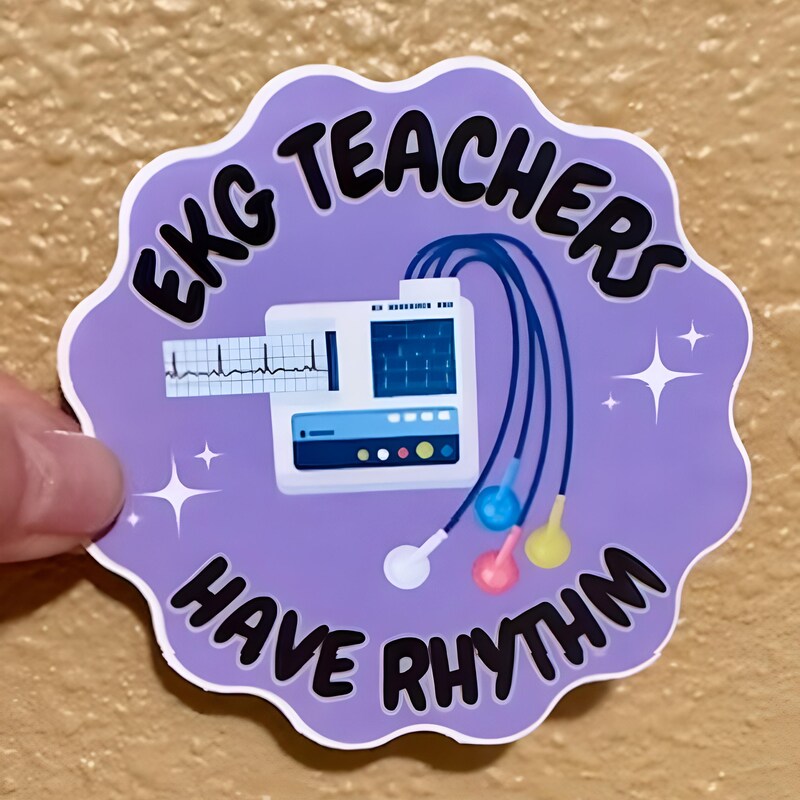 Ekg Stickers - Etsy