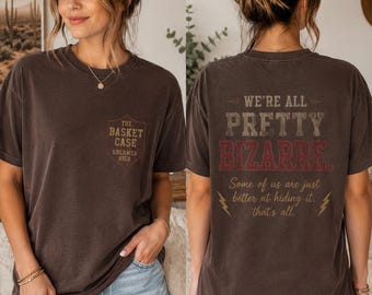 Breakfast Club Basket Case Shirt, Pretty Bizarre Vintage Graphic Tee, Retro 80s Movie Inspired Oversized T-Shirt, Shermer High Tee