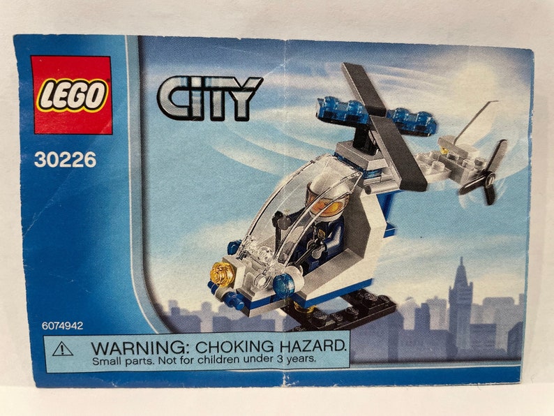 LEGO Pair of Police Helicopter Sets 7741 & 30226 image 10