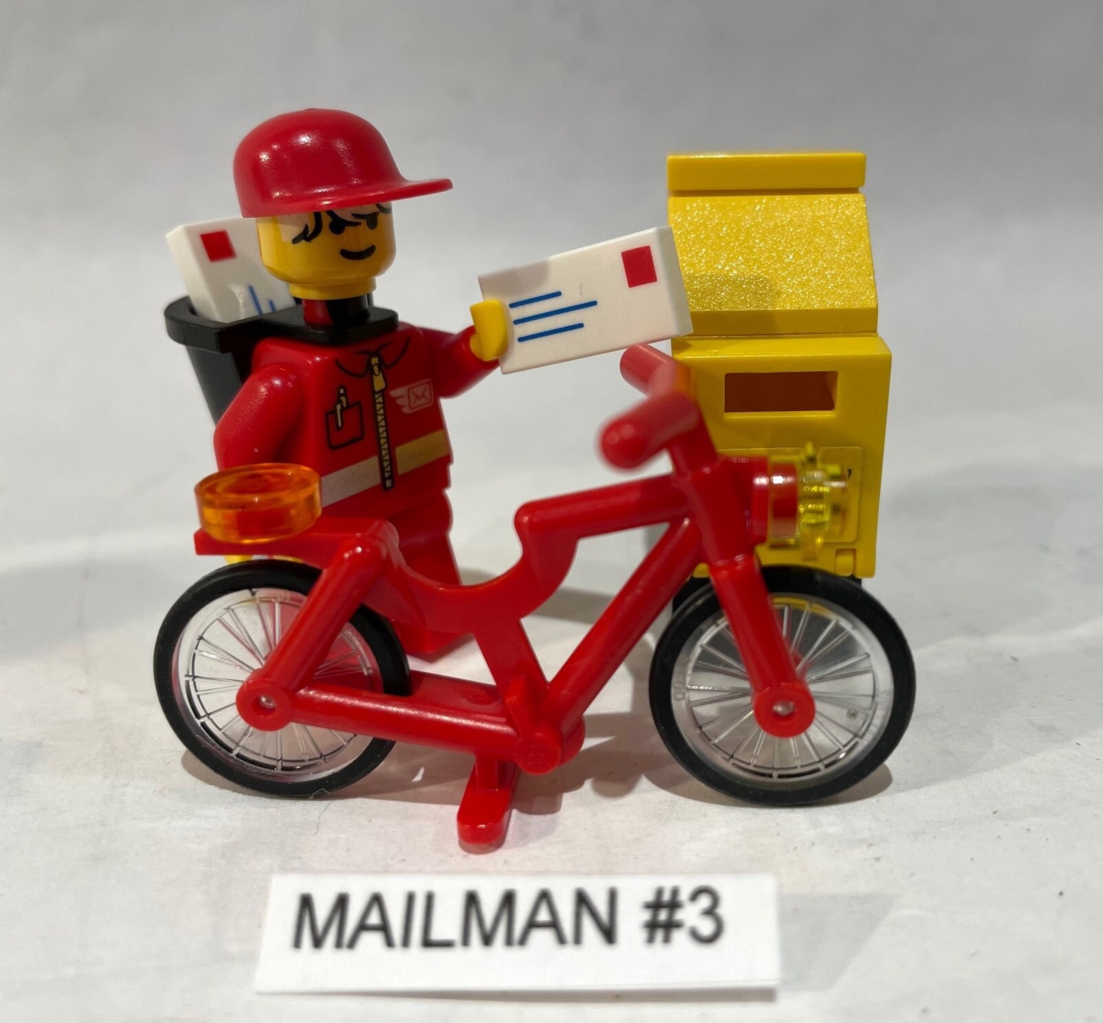 LEGO Item 6420 Mail Carrier on Bicycle - Used - Etsy Finland