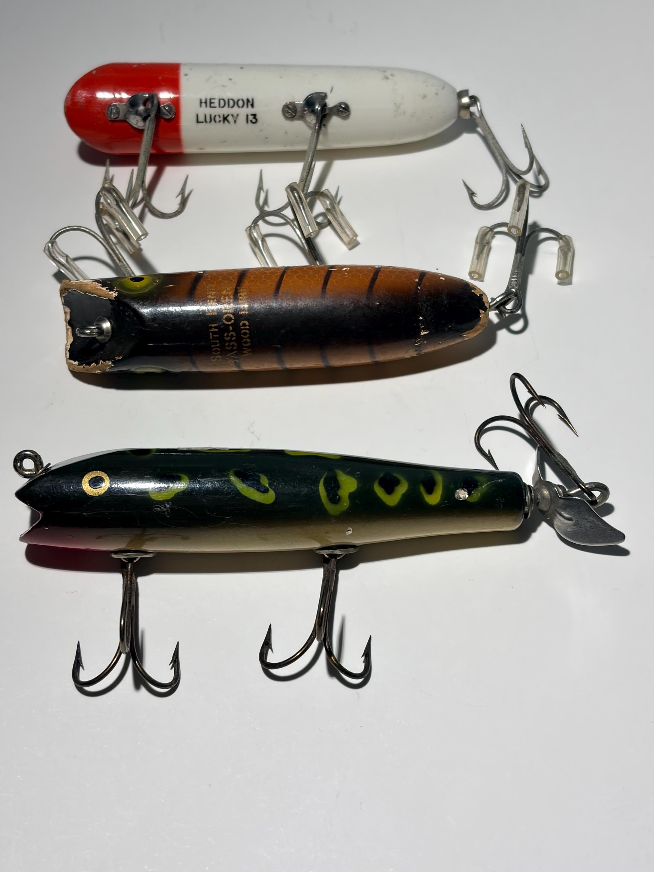 ルアー・フライ Heddon Lucky13 & Chugger Jr BF set Heddon Lucky13