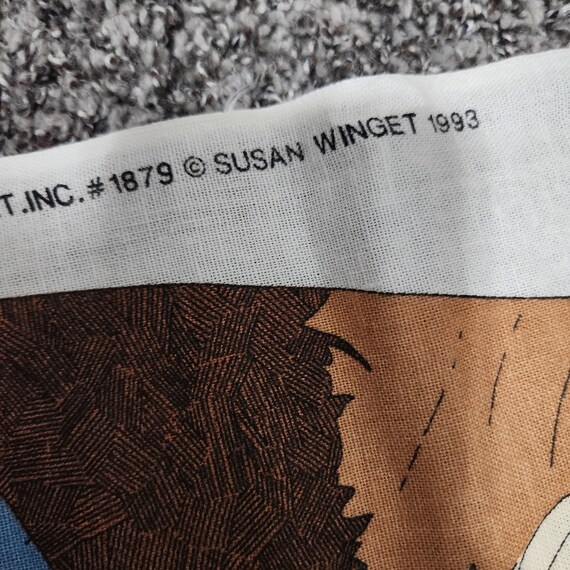 Vintage Fabric Panel the Susan Winget Collection for Fabric