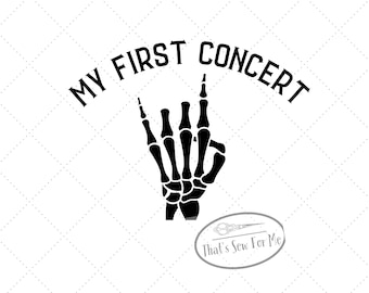 My First Concert SVG, My First Concert PNG download
