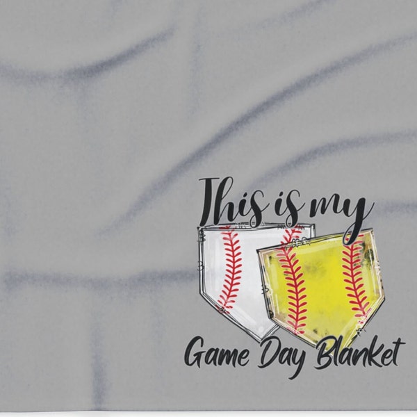 Baseball Blanket Etsy