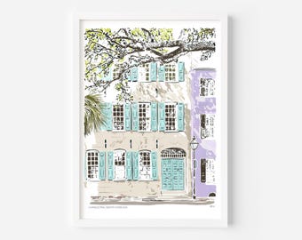 Charleston Gouache Painting | South Carolina