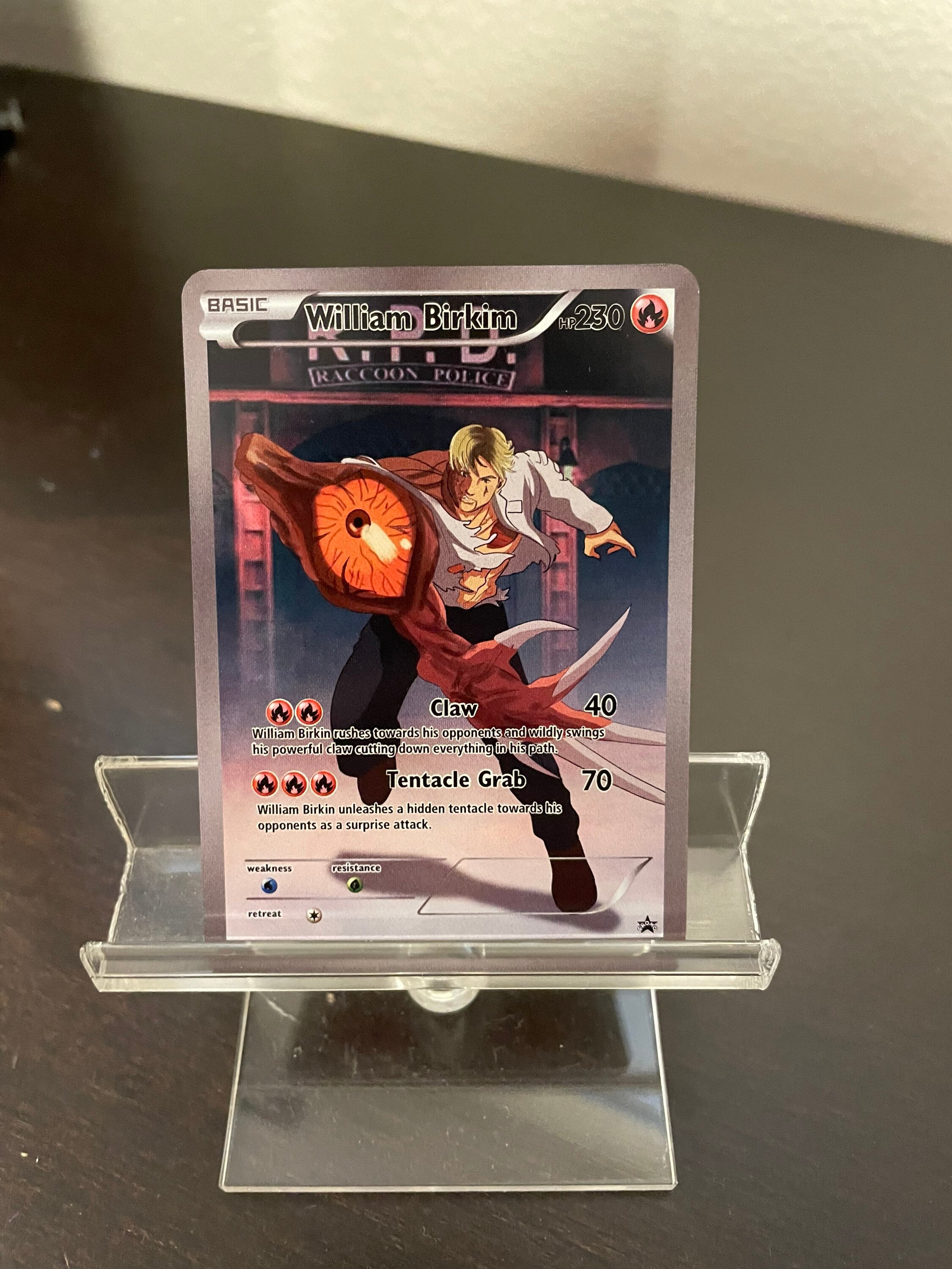 Resident Evil William Birkin GX Custom Made Trading Card - Etsy