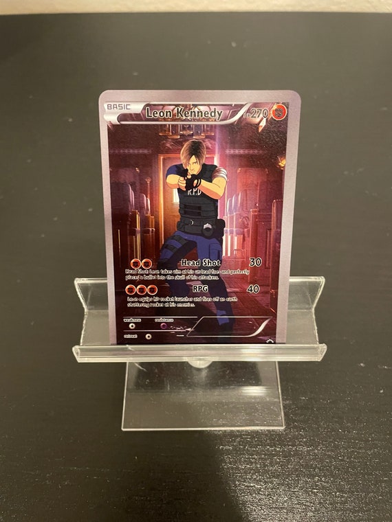 Resident Evil Leon Kennedy GX Custom Made Trading Card - Etsy