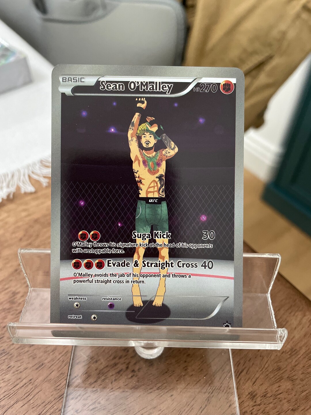 Sean O’malley Custom Ufc Pokemon Style Card! Suga Sean O’malley - Etsy
