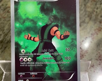 Mortal Kombat Card Reptile Trading Card!