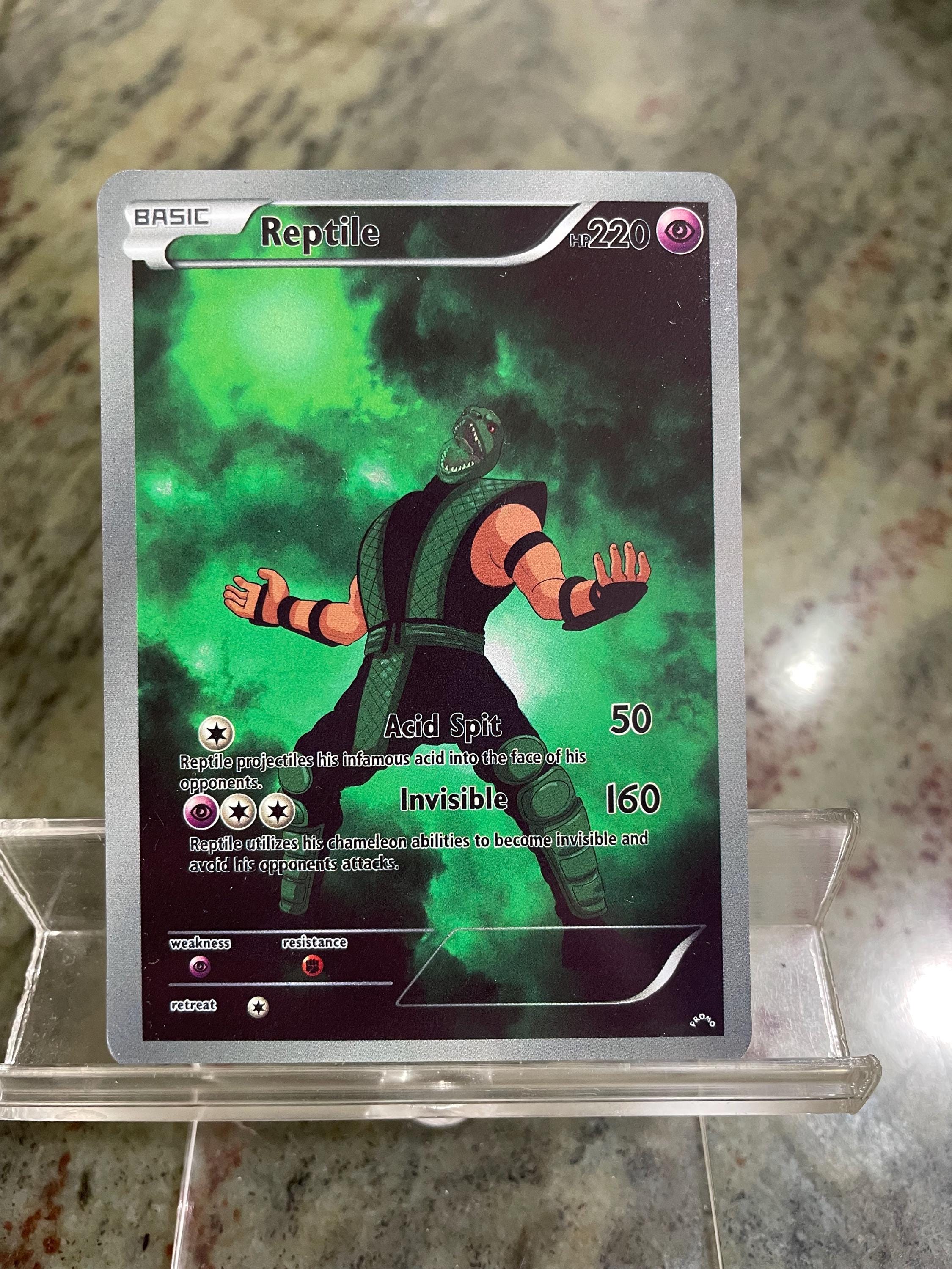 Mortal Kombat Card Reptile Trading Card! - Etsy