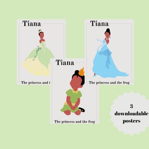 The Princess and the Frog Tiana 3 Downloadable Posters